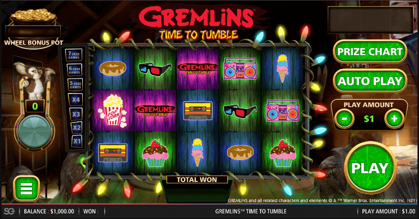 «Gremlins Time To Tumble» — Вулкан автоматы в режиме онлайн